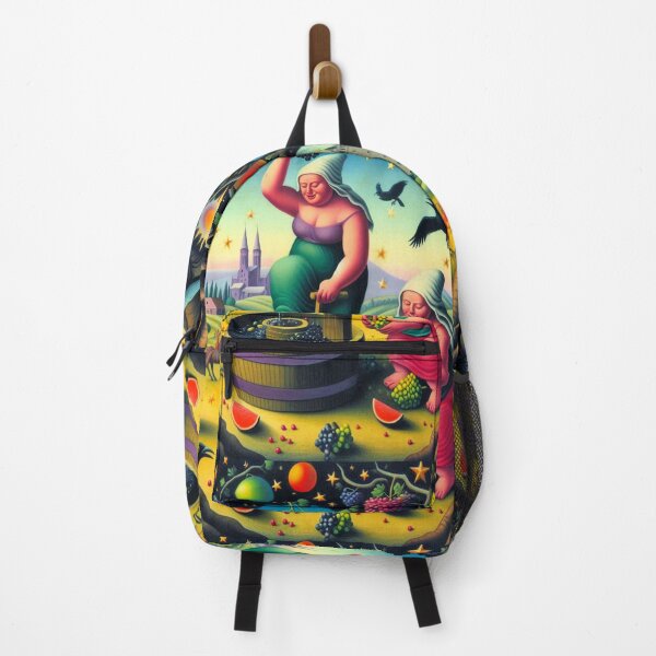 Item preview, The Grape Rite – Surreal Harvest in the Orchard of Excess designed and sold by daweave77.