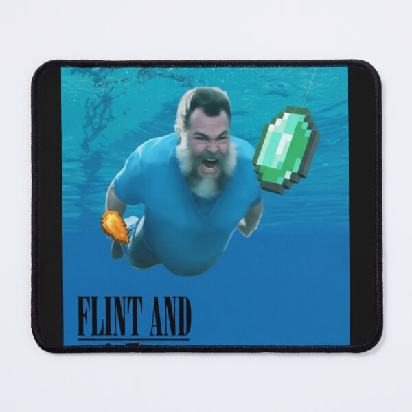 Artikelvorschau, Forsaken-Memes, Jack Black Flint and Steel Meme: Der Netherportal-Erbauer unter Wasser entworfen und verkauft von NovaThreads Studio.