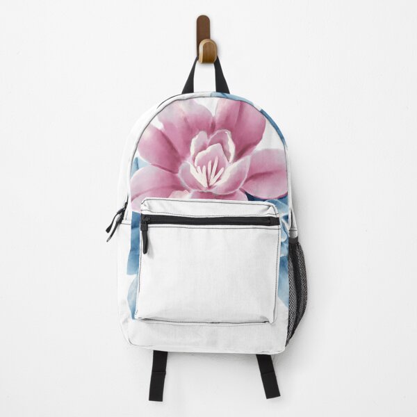 Artikelvorschau, Eleganter Aquarell-Blumenaufkleber ?? | Ästhetisches Design mit rosa und blauen Blumen" entworfen und verkauft von NewIndianProducts.
