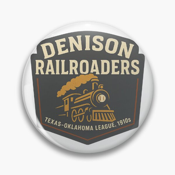 Item preview, Denison Railroaders – Texas–Oklahoma Baseball Team (1910s Vintage Logo) designed and sold by BackstopAndCo.