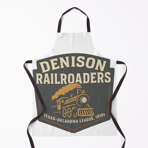 Item preview, Denison Railroaders – Texas–Oklahoma Baseball Team (1910s Vintage Logo) designed and sold by BackstopAndCo.