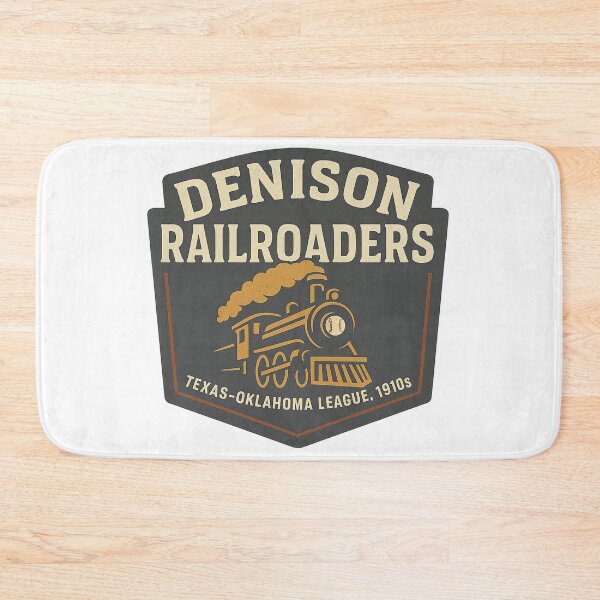 Item preview, Denison Railroaders – Texas–Oklahoma Baseball Team (1910s Vintage Logo) designed and sold by BackstopAndCo.