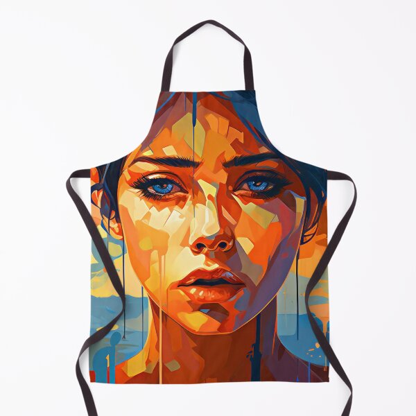 Item preview, Woman With The Blue Eyes Futuristic Digital Art designed and sold by DEC02.