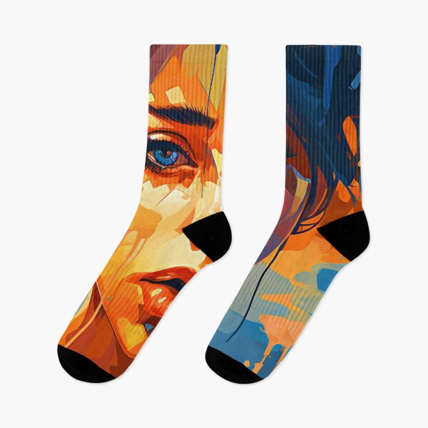 Item preview, Woman With The Blue Eyes Futuristic Digital Art  designed and sold by DEC02.