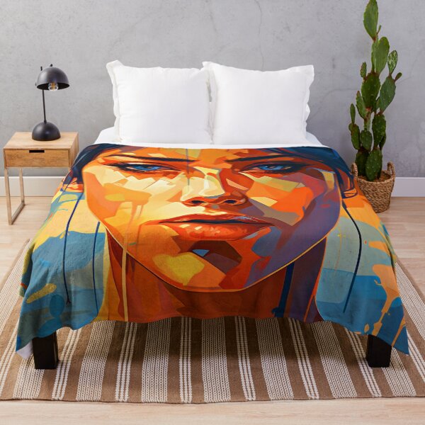 Item preview, Woman With The Blue Eyes Futuristic Digital Art designed and sold by DEC02.