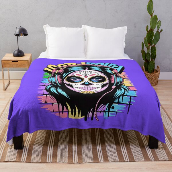 Item preview, Catrina Face Neon Glow designed and sold by VibrArtco.