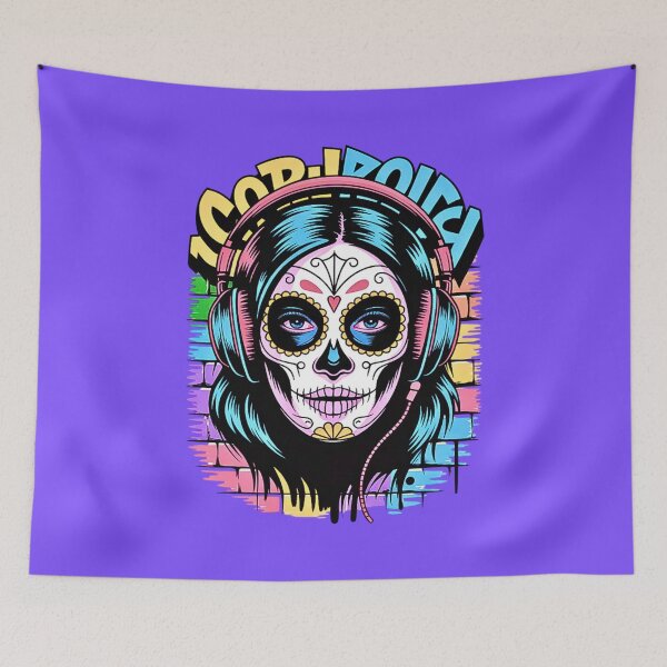 Item preview, Catrina Face Neon Glow designed and sold by VibrArtco.