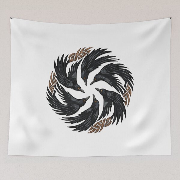 Item preview, Norse Raven Knotwork designed and sold by CelticSoulShop.