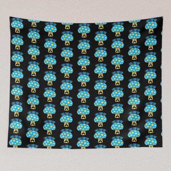 Item preview, Mushroom I Will Find You Scared Panicked Looking Up designed and sold by shirt-o-mat.