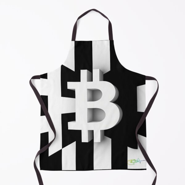 Item preview, Bold Blocks Op Art Bitcoin designed and sold by Benito Del Ray.