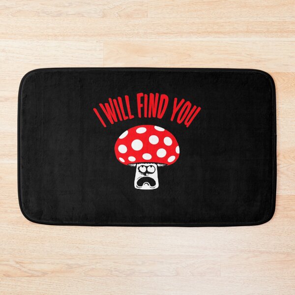 Item preview, Mushroom I Will Find You Scared Panicked Looking Up designed and sold by shirt-o-mat.