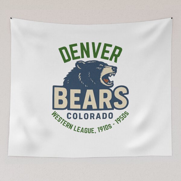 Item preview, Denver Bears – Colorado Baseball Team (1910s–1950s Vintage Logo) designed and sold by BackstopAndCo.