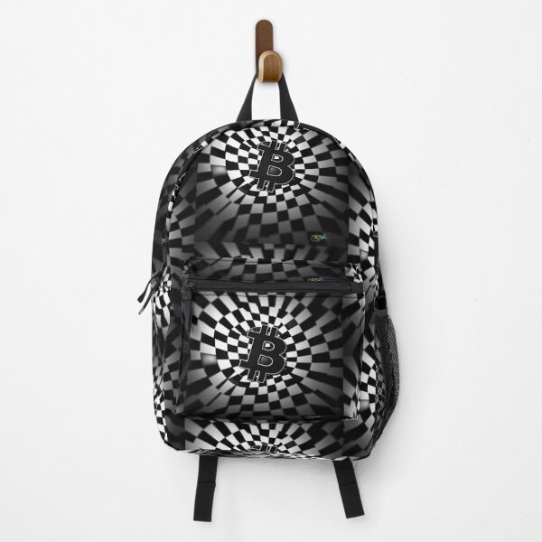 Item preview, Shadow Grid Op Art Bitcoin designed and sold by Benito Del Ray.