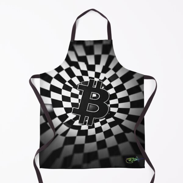 Item preview, Shadow Grid Op Art Bitcoin designed and sold by Benito Del Ray.