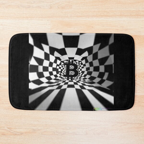 Item preview, Wave Flow Op Art Bitcoin designed and sold by Benito Del Ray.