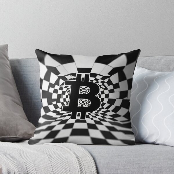 Item preview, Wave Flow Op Art Bitcoin designed and sold by Benito Del Ray.