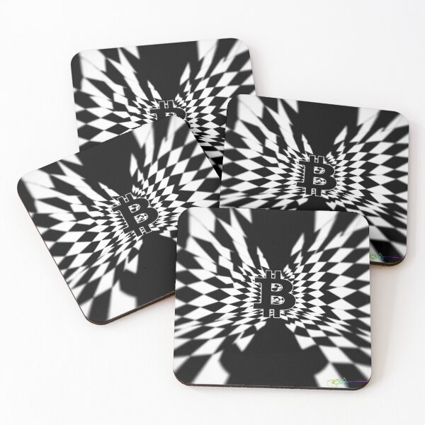 Item preview, Radiant Depth Op Art Bitcoin designed and sold by Benito Del Ray.
