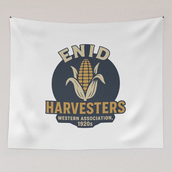 Item preview, Enid Harvesters – Oklahoma Baseball Team (1920s Vintage Logo) designed and sold by BackstopAndCo.