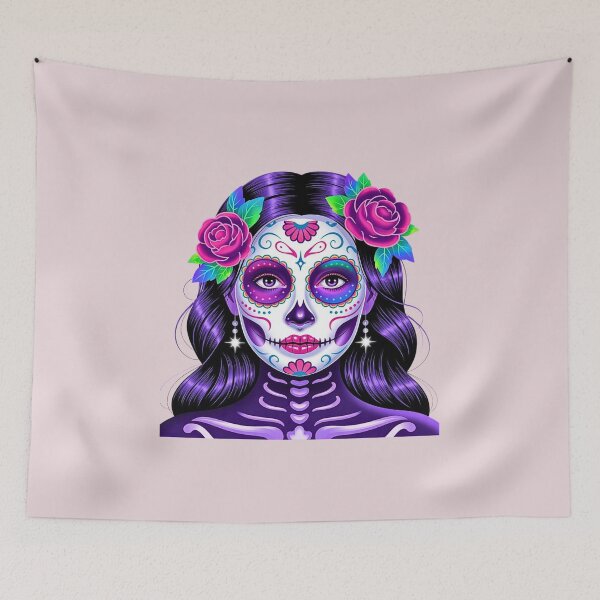 Item preview, Catrina Purple Hair designed and sold by VibrArtco.