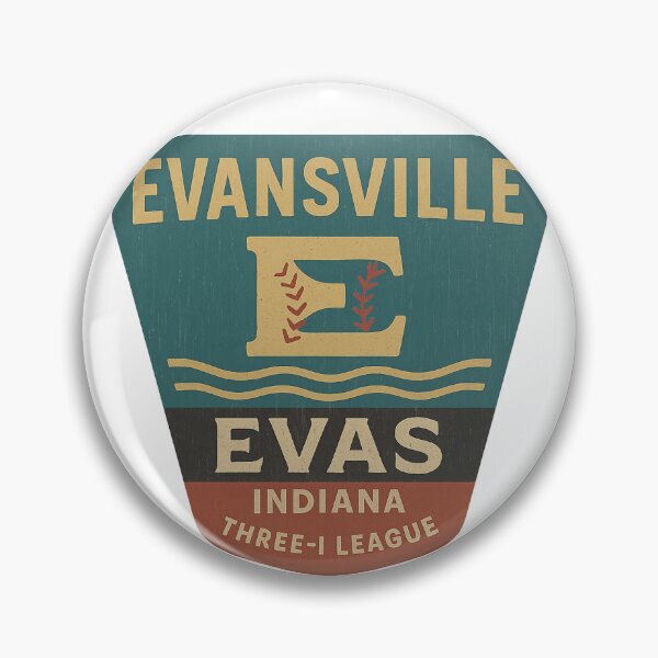 Item preview, Evansville Evas – Indiana Baseball Team (Three-I League Vintage Logo) designed and sold by BackstopAndCo.