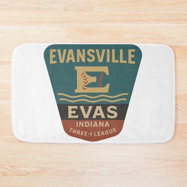 Item preview, Evansville Evas – Indiana Baseball Team (Three-I League Vintage Logo) designed and sold by BackstopAndCo.