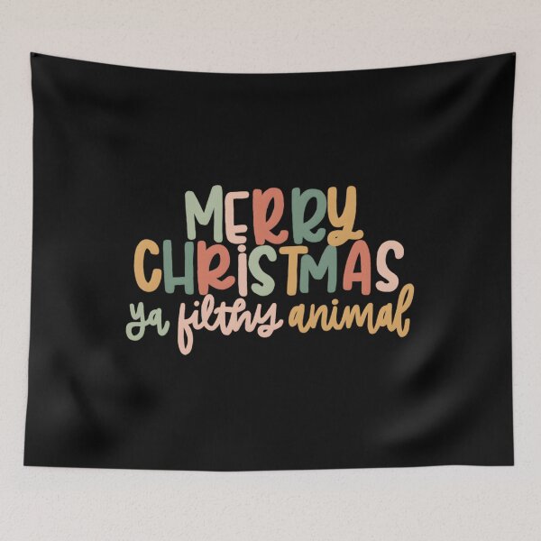 Item preview, Merry Christmas Ya Filthy Animal designed and sold by siadatnickzu.