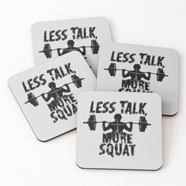 Item preview, Less Talk More Squat – Fitness Motivation Tee & Gear designed and sold by La Velmoréa.