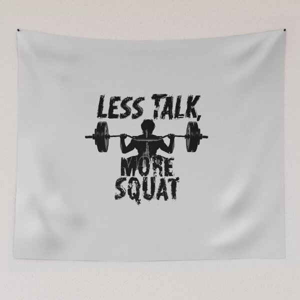 Item preview, Less Talk More Squat – Fitness Motivation Tee & Gear designed and sold by La Velmoréa.