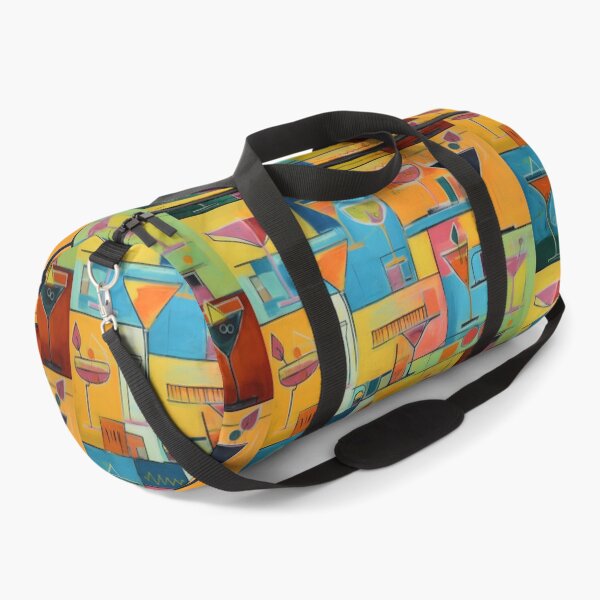 Item preview, Colorful Abstract Cocktail Artwork Celebrating Mixology and Signature Drinks in Vibrant Geometry designed and sold by OlfactoART Studio.