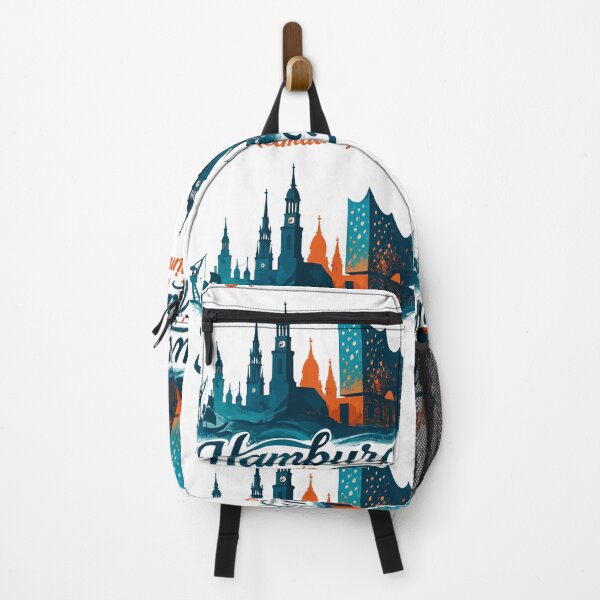 Item preview, Hamburg My Home Port City Silhouette Gift designed and sold by Pineapple-Tree.