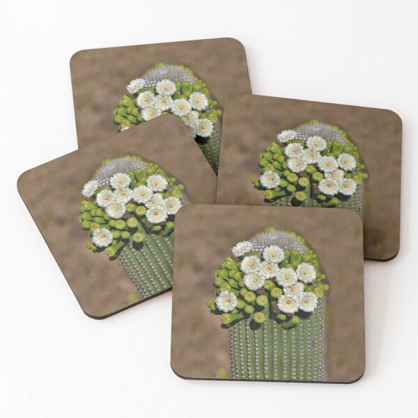 Item preview, Dazzling Saguaro Cactus Flowers designed and sold by simonjayphotos.
