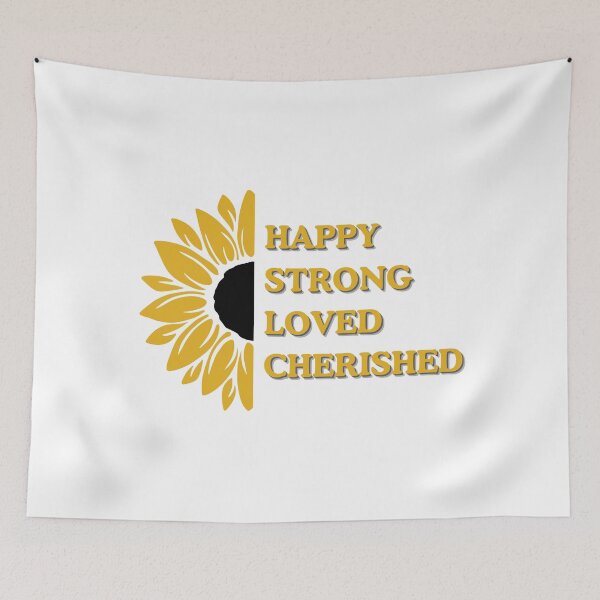 Item preview, Happy, Strong, Loved, Cherished: A Celebration of Life's Gifts designed and sold by ArtLabCreations.