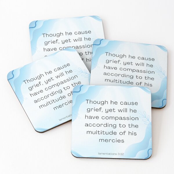 Item preview, lamentations 3:32 designed and sold by Undonemadenew.