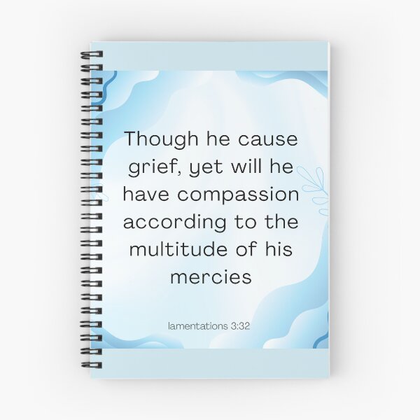 Item preview, lamentations 3:32 designed and sold by Undonemadenew.