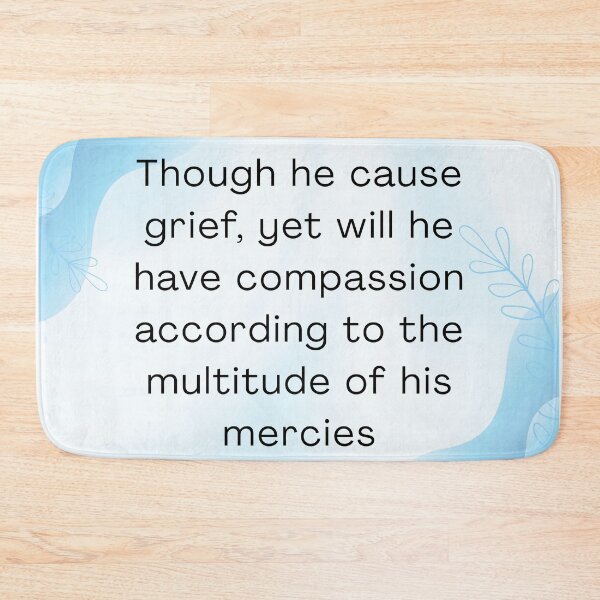 Item preview, lamentations 3:32 designed and sold by Undonemadenew.