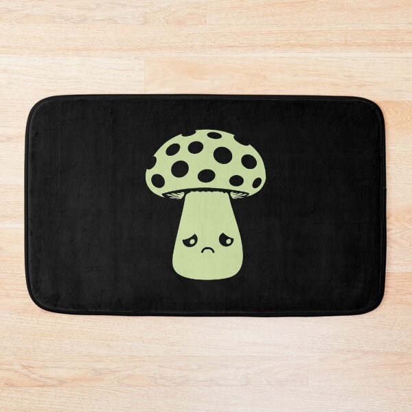 Item preview, Mushroom Sad Unhappy Face Kawaii Disappointed Melancholy Spotted designed and sold by shirt-o-mat.