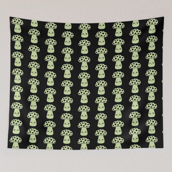 Item preview, Mushroom Sad Unhappy Face Kawaii Disappointed Melancholy Spotted designed and sold by shirt-o-mat.