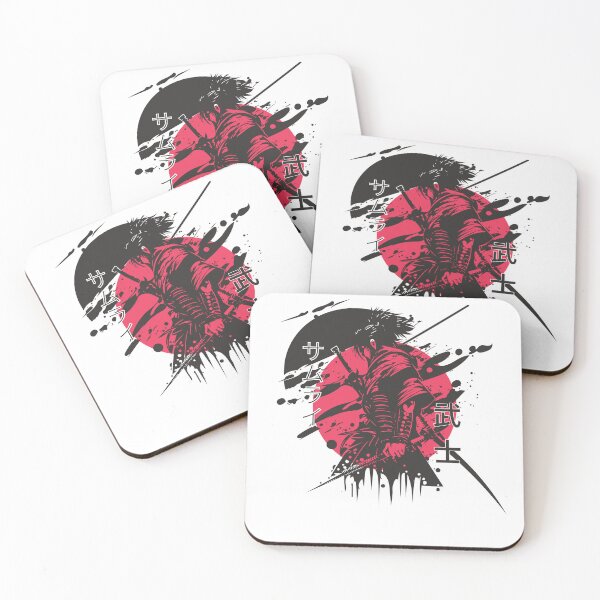 Item preview, Red Black Samurai Warrior T-Shirt - Japanese Guerreiro Graphic Design designed and sold by 3ac-Arts.