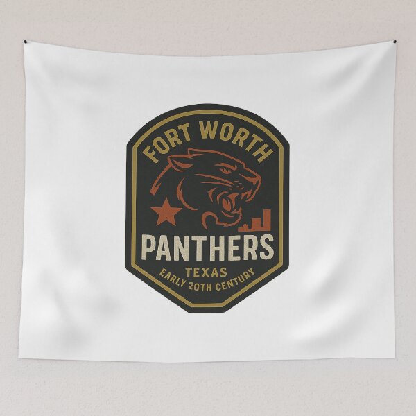Item preview, Fort Worth Panthers – Texas Baseball Team (Early 20th Century Vintage Logo) designed and sold by BackstopAndCo.