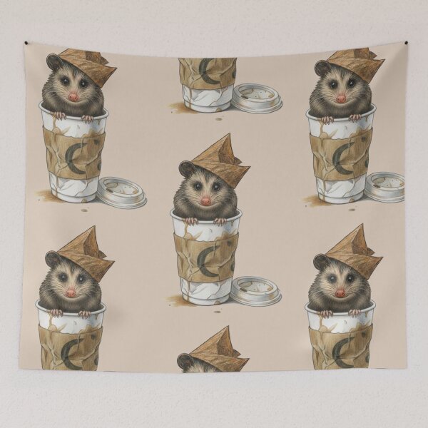 Item preview, Feral if not Caffeinated designed and sold by ickiskull.