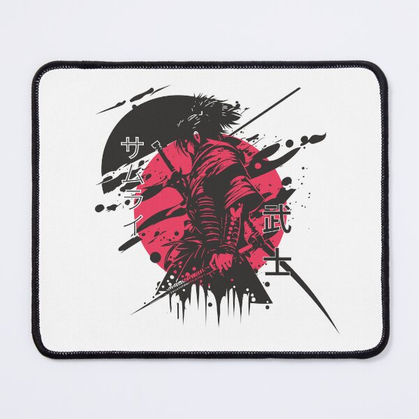 Item preview, Red Black Japanese Samurai Shirt Warrior Guerreiro Graphic Tee designed and sold by 3ac-Arts.