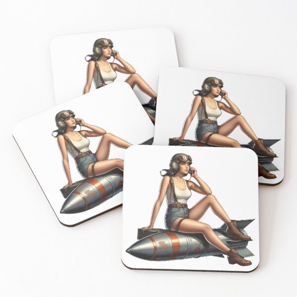 Item preview, Bomber Girl – Beauty with an Explosion of Style designed and sold by RAWLIFEGRAPHIC.