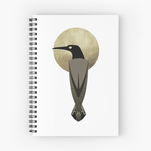 Item preview, art deco crow designed and sold by gh30rgh3.