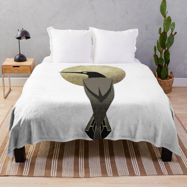 Item preview, art deco crow designed and sold by gh30rgh3.