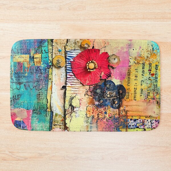 Item preview, Sophisticated Mixed Media Style Abstract Floral Art Designs designed and sold by DEC02.