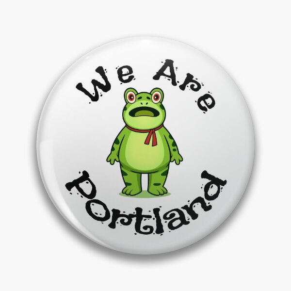 Item preview, Portland Frog - We Are Portland (Black Text) designed and sold by Wishbonedezine.