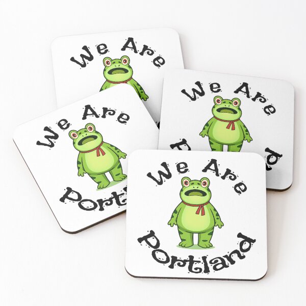 Item preview, Portland Frog - We Are Portland (Black Text) designed and sold by Wishbonedezine.