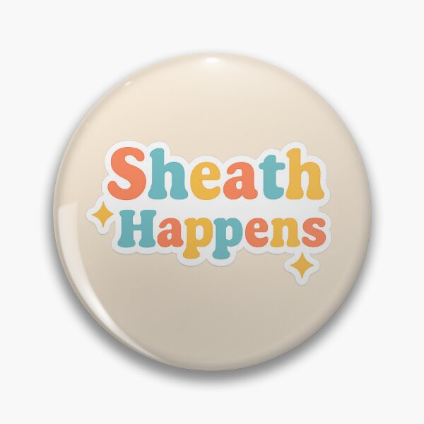 Item preview, Funny Cath Lab Sticker – Sheath Happens designed and sold by nastypastys.