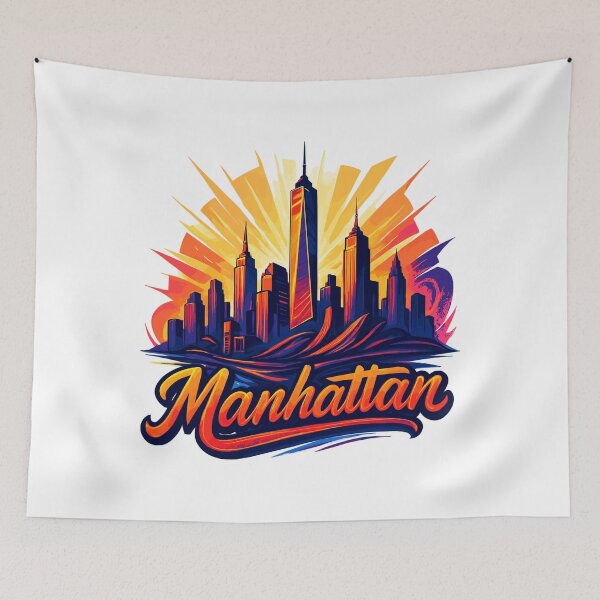 Item preview, Manhattan City New York Silhouette Gift designed and sold by Pineapple-Tree.