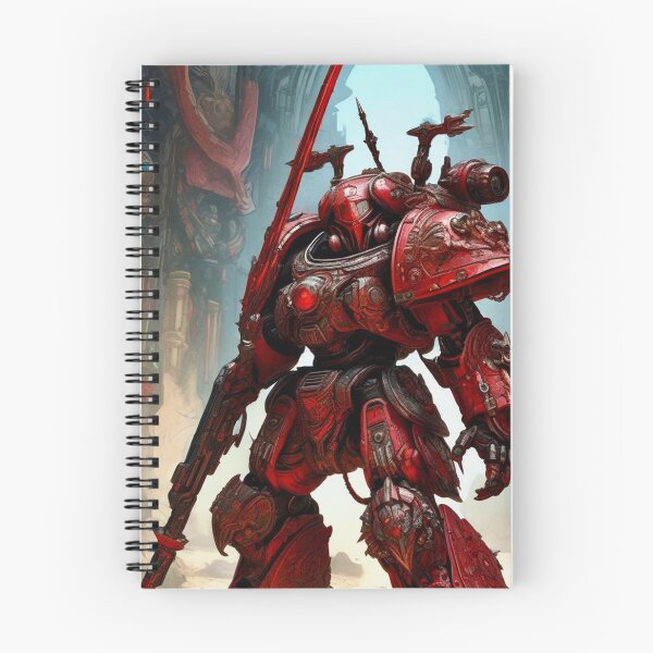Item preview, Demon Red Space Marine - Sci Fi Art concept designed and sold by Delerat7.